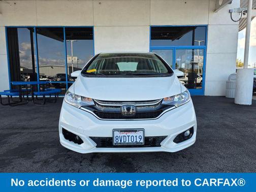 White 2018 Honda Fit EX-L