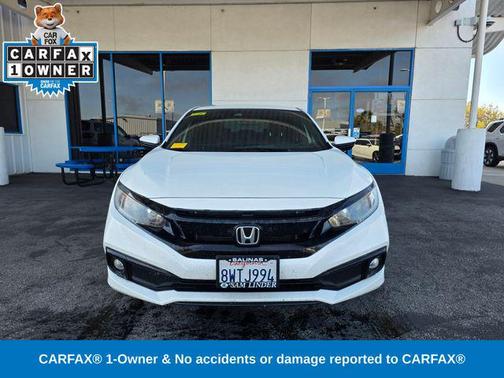 White 2021 Honda Civic Sport