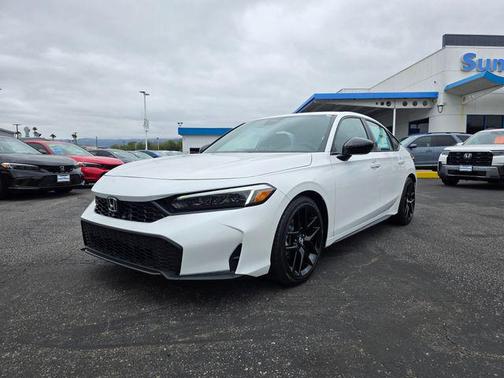 Platinum White Pearl 2026 Honda Civic Sport