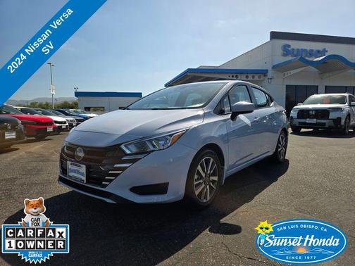 Brilliant Silver Metallic 2024 Nissan Versa 1.6 SV