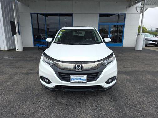 White 2021 Honda HR-V EX