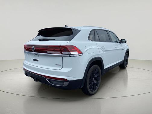 Pure White 2024 Volkswagen Atlas Cross Sport 2.0T SE w/Technology 4MOTION