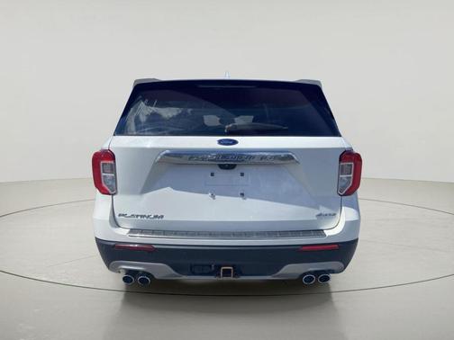 Star White Metallic Tri-Coat 2021 Ford Explorer Platinum