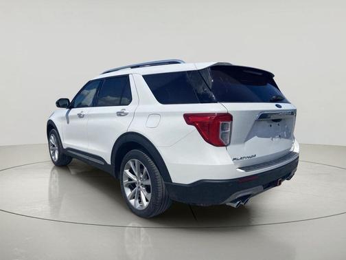Star White Metallic Tri-Coat 2021 Ford Explorer Platinum