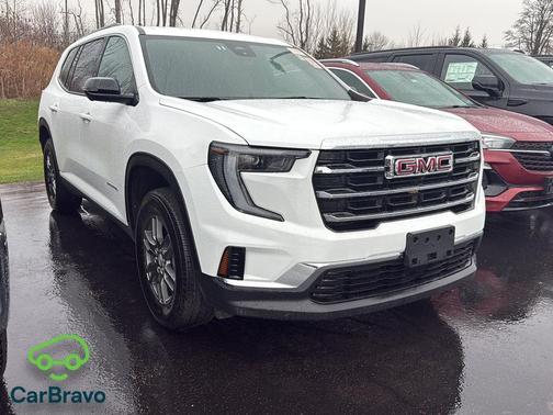 Summit White 2025 GMC Acadia AWD Elevation