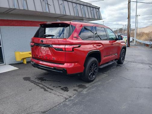 Supersonic Red 2024 Toyota Sequoia Platinum