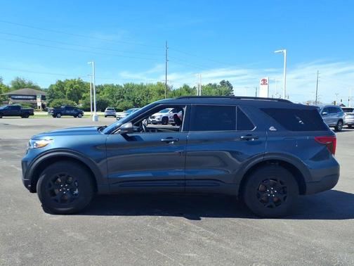 Blue Metallic 2022 Ford Explorer Timberline