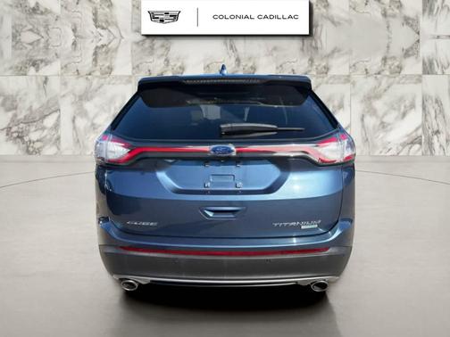 Blue Metallic 2018 Ford Edge Titanium