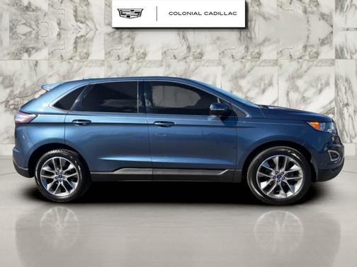 Blue Metallic 2018 Ford Edge Titanium