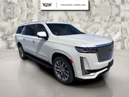 Crystal White Tri-Coat 2023 Cadillac Escalade ESV Premium Luxury