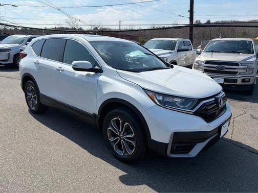Platinum White Pearl 2021 Honda CR-V EX-L