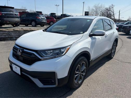 Platinum White Pearl 2021 Honda CR-V EX-L