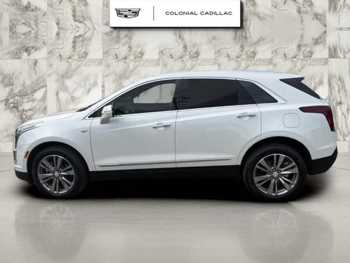 Crystal White Tri-Coat 2025 Cadillac XT5 Premium Luxury