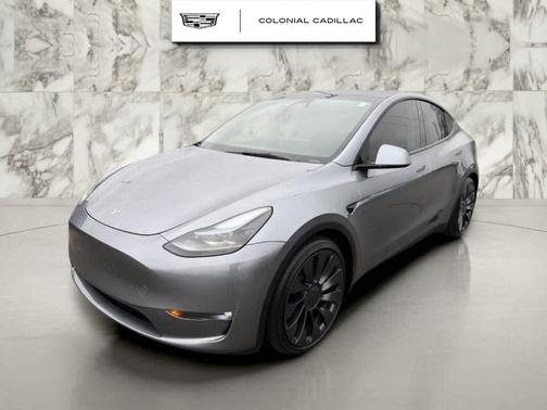 Gray 2024 Tesla Model Y Performance