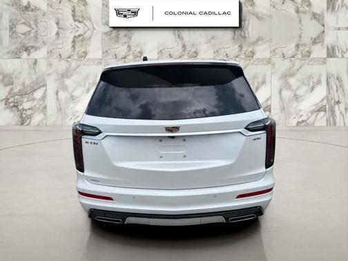 Crystal White Tri-Coat 2025 Cadillac XT6 Sport AWD