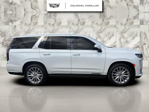 Crystal White Tri-Coat 2022 Cadillac Escalade Premium Luxury