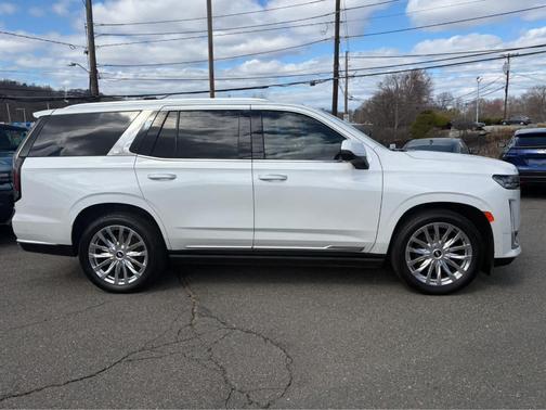 Crystal White Tri-Coat 2022 Cadillac Escalade Premium Luxury