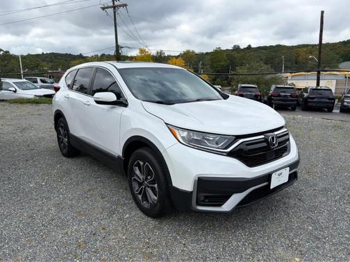 Platinum White Pearl 2021 Honda CR-V EX