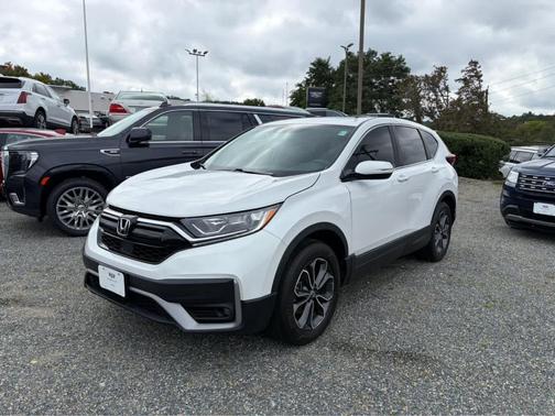 Platinum White Pearl 2021 Honda CR-V EX