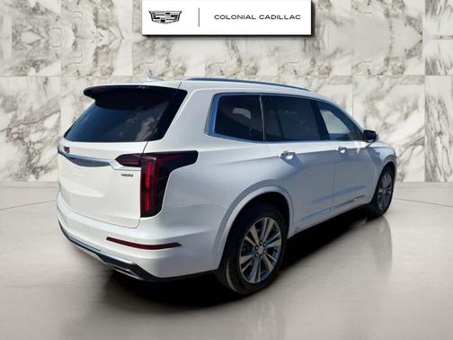 Crystal White Tri-Coat 2025 Cadillac XT6 Premium Luxury AWD