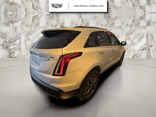 Crystal White Tri-Coat 2025 Cadillac XT5 Sport