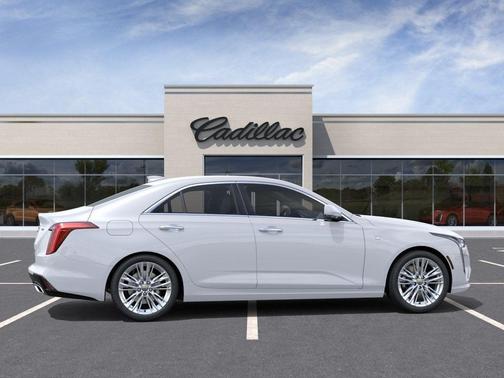 Summit White 2026 Cadillac CT4 Premium Luxury RWD