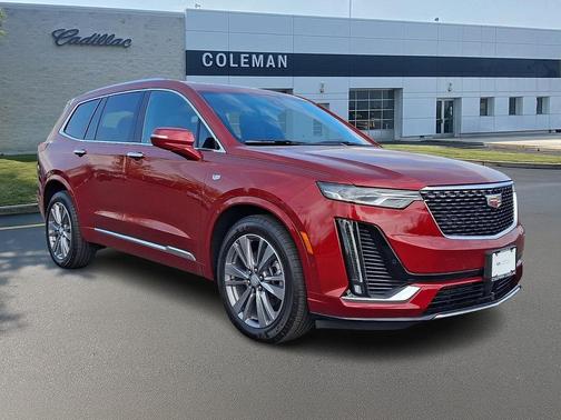 Radiant Red Tintcoat 2024 Cadillac XT6 Premium Luxury AWD