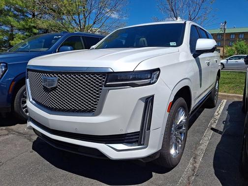 Crystal White Tricoat 2023 Cadillac Escalade Premium Luxury