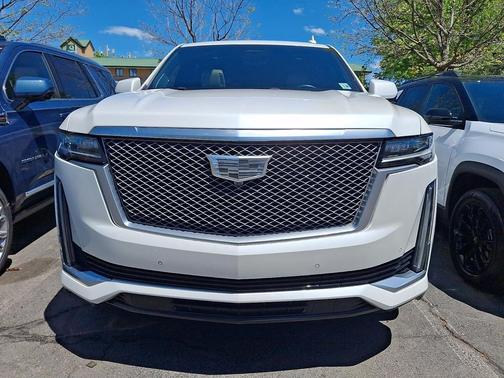 Crystal White Tricoat 2023 Cadillac Escalade Premium Luxury