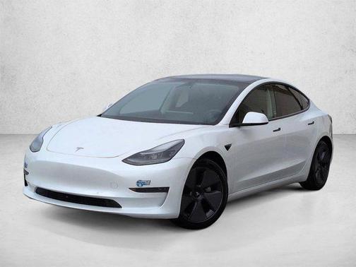 Pearl White Multi 2021 Tesla Model 3 Standard Range Plus