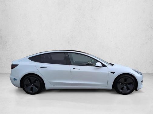 Pearl White Multi 2021 Tesla Model 3 Standard Range Plus