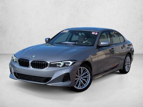 Gray Metallic 2023 BMW 330 i