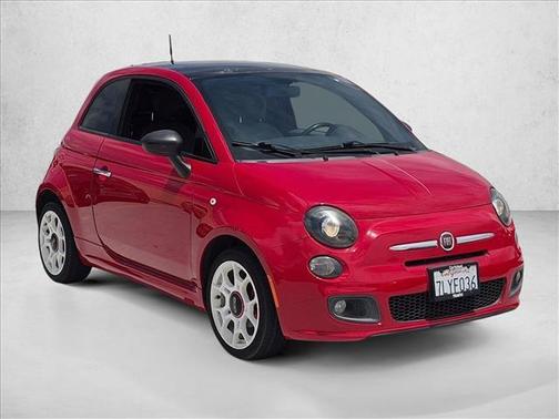 Rosso 2013 FIAT 500 Sport