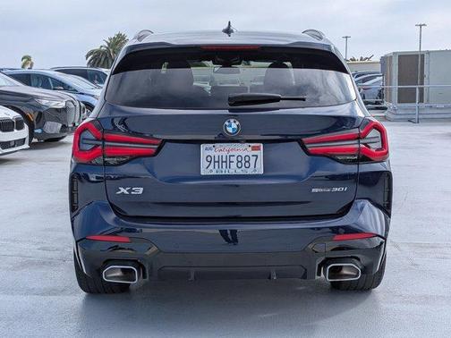 Tanzanite Blue II Metallic 2023 BMW X3 sDrive30i
