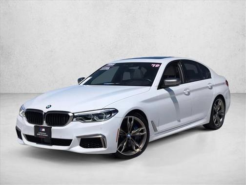 Alpine White 2019 BMW M550 i xDrive
