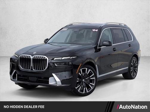 Black Sapphire Metallic 2024 BMW X7 xDrive40i