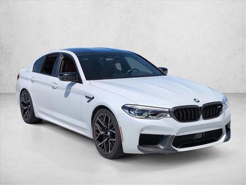 White 2019 BMW M5 Competition