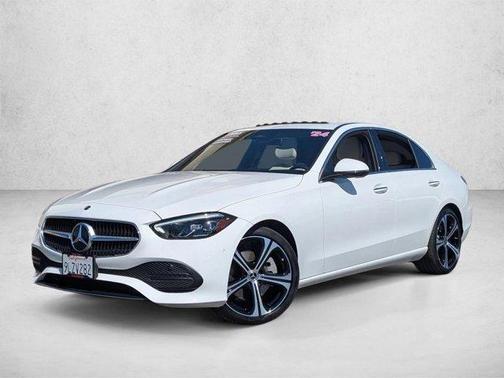 Polar White 2024 Mercedes-Benz C-Class C 300