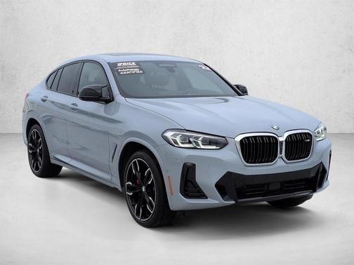 Gray Metallic 2022 BMW X4 M40i