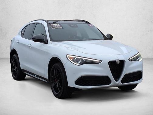 Alfa White 2021 Alfa Romeo Stelvio Ti Sport