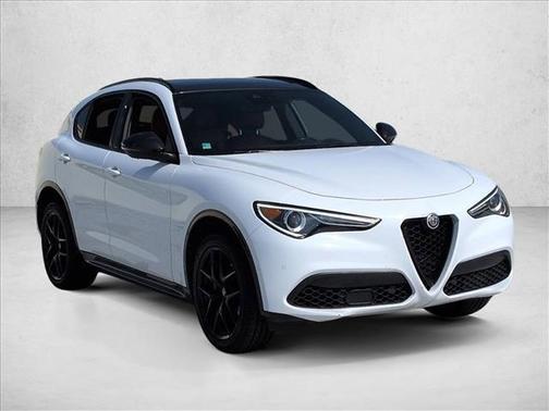 Alfa White 2021 Alfa Romeo Stelvio Ti Sport