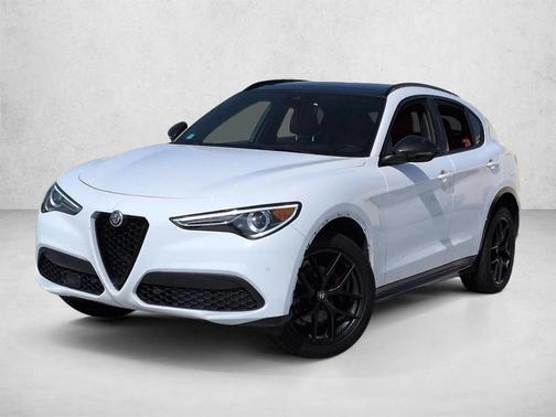 Alfa White 2021 Alfa Romeo Stelvio Ti Sport