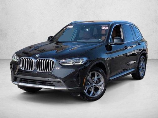 Black Sapphire Metallic 2024 BMW X3 sDrive30i