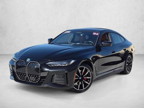 Black Sapphire Metallic 2024 BMW i4 Gran Coupe eDrive40