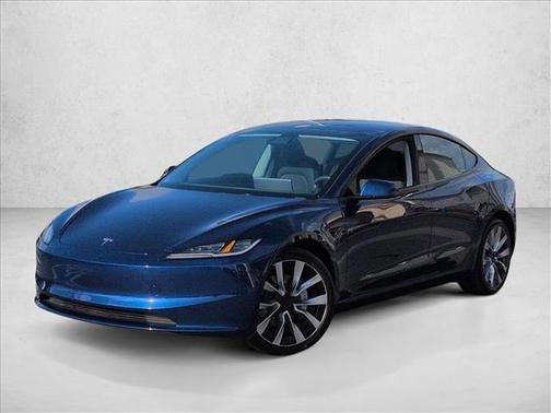 Deep Blue Metallic 2024 Tesla Model 3 Long Range