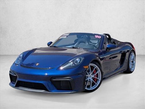 Gentian Blue Metallic 2020 Porsche 718 Spyder Base