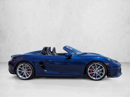 Gentian Blue Metallic 2020 Porsche 718 Spyder Base