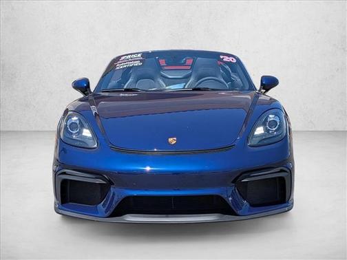 Gentian Blue Metallic 2020 Porsche 718 Spyder Base