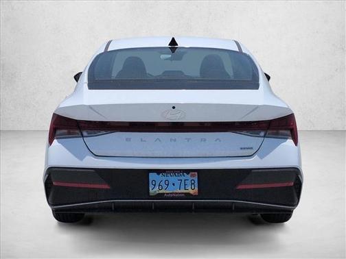 White 2025 Hyundai ELANTRA HEV Blue