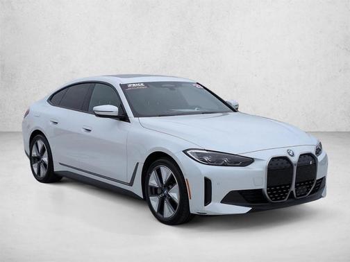 Mineral White Metallic 2023 BMW i4 Gran Coupe eDrive35